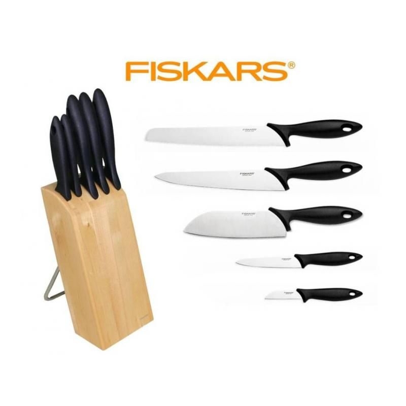 Blok s 5 noži FISKARS Essential 1