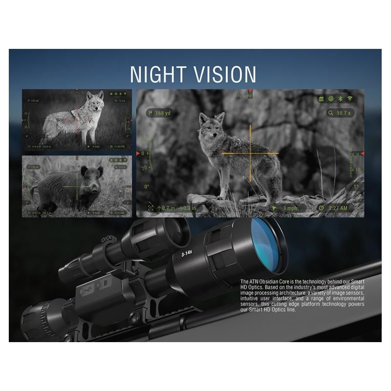 Noční vidění ATN X-Sight 4K PRO 5-20x 8