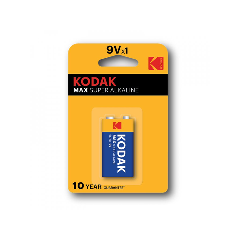 Baterie Kodak 9V - alkalická