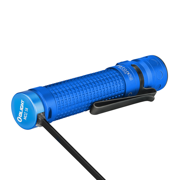 LED svítilna Olight Baton Pro 2000 lm modrá - Limitovaná edice 4