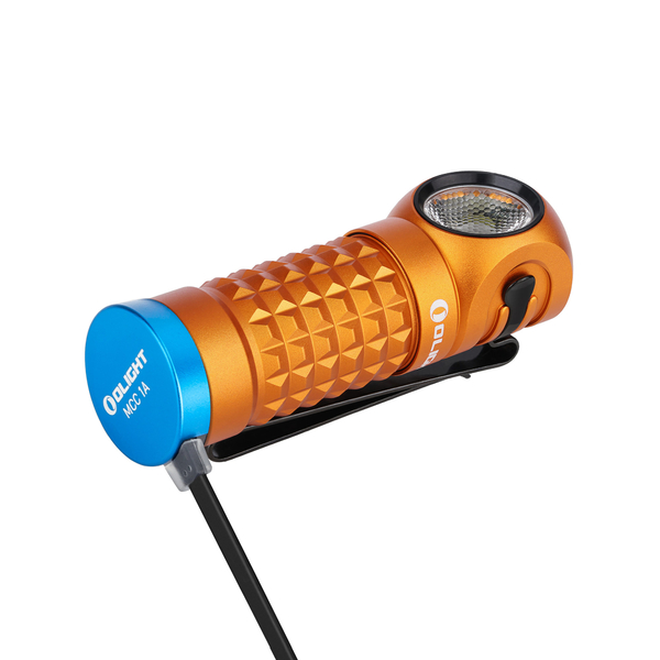 Dobíjecí LED čelovka Olight Perun mini Orange 1000 lm - limitovaná edice 12