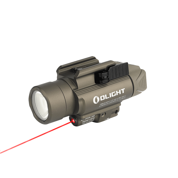Světlo na zbraň Olight BALDR RL 1120 lm Desert červený laser