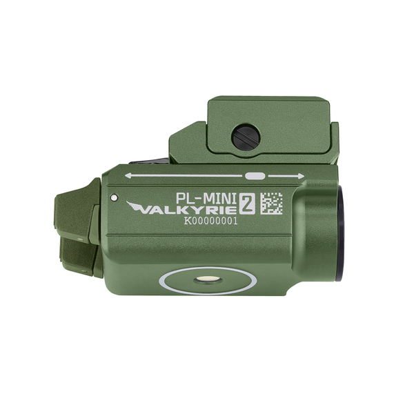 Světlo na zbraň Olight PL MINI 2 Valkyrie Green 600 lm - Limitovaná edice 12