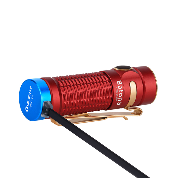 LED svítilná Olight Baton 3 Red 1200 lm - limitovaná edice 7