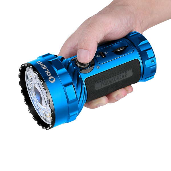 LED svítilna Olight Marauder 2 14000 lm s možností bodového svícení blue - limitovaná edice 6