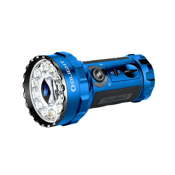 LED svítilna Olight Marauder 2 14000 lm s možností bodového svícení blue - limitovaná edice