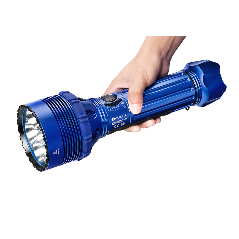 Nejvýkonnější LED svítilna Olight X9R Marauder 25000 lm Blue - limitovaná edice 1