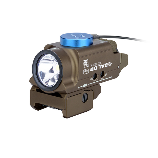 Světlo na zbraň Olight Baldr Desert Mini 600 lm - zelený laser 10