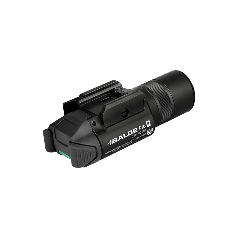 Světlo na zbraň Olight BALDR PRO R Black 1350 lm – zelený laser 5