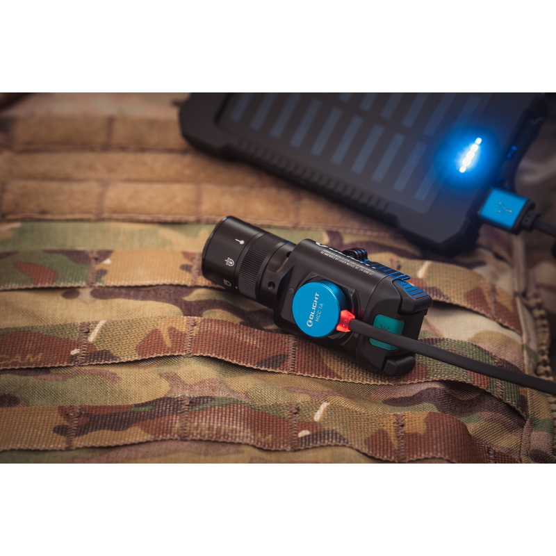 Světlo na zbraň Olight BALDR PRO R Black 1350 lm – zelený laser 11