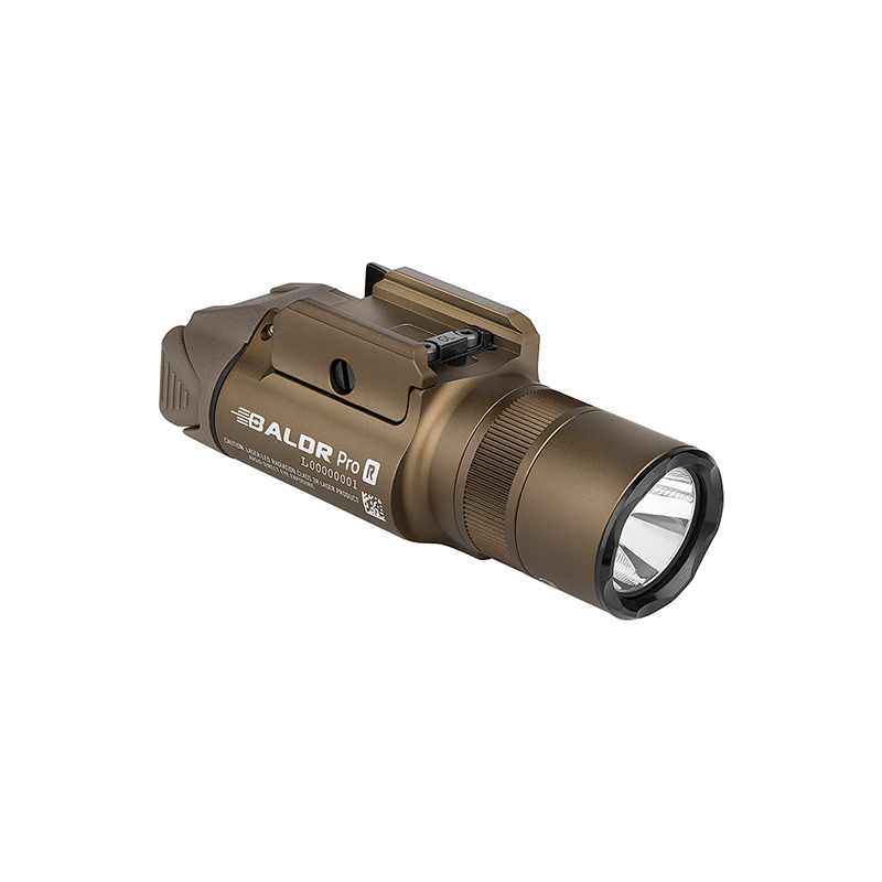 Světlo na zbraň Olight BALDR PRO R Desert Tan 1350 lm – zelený laser 4