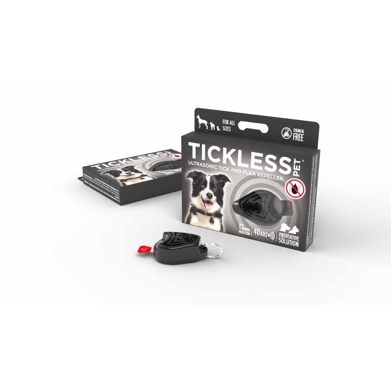 Ultrazvukový repelent proti klíšťatům TICKLESS PET pro zvířata - černý 3