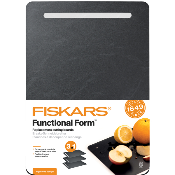 Náhradní plastové prkénka na krájení FISKARS Functional Form, 3 ks 1