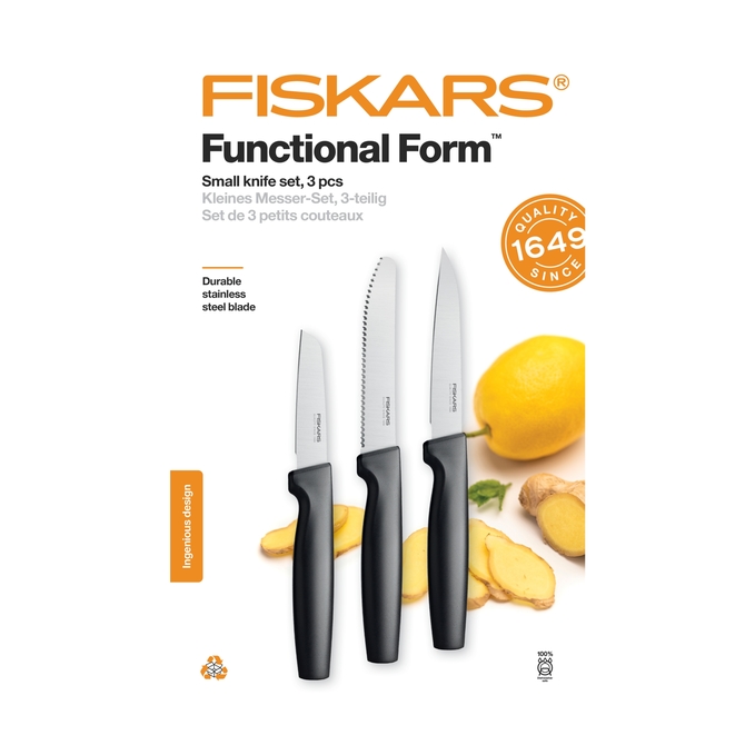Sada malých nožů FISKARS Functional Form, 3ks 1
