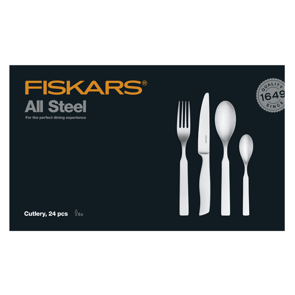 Sada příborů FISKARS All Steel, 24ks