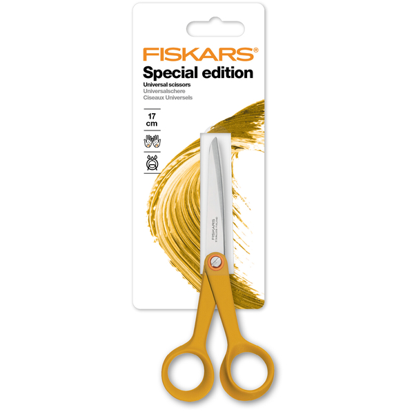 Univerzální nůžky FISKARS Inspiration Saffron, 17 cm 1