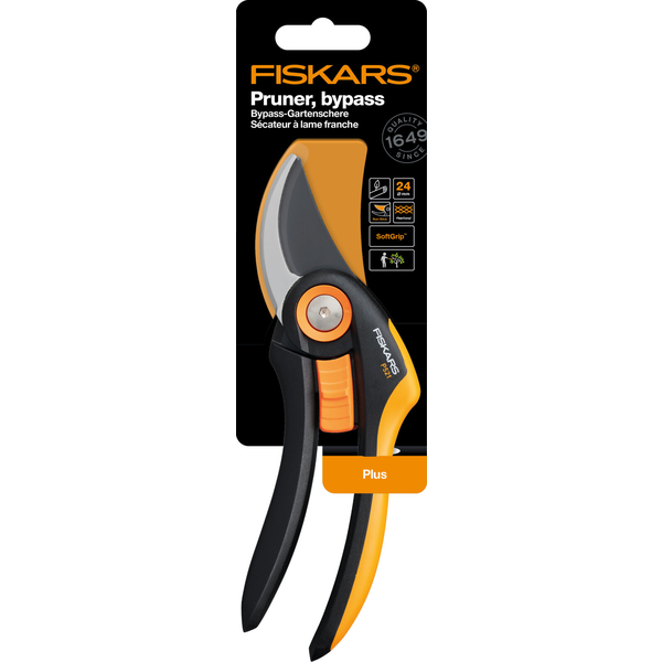 Dvoučepelové zahradní nůžky FISKARS Plus P721 1
