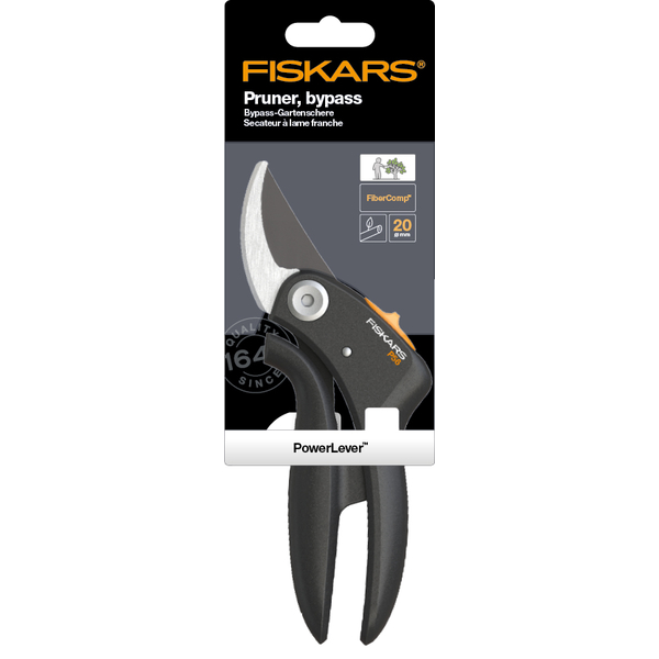 Dvoučepelové nůžky FISKARS PowerLever P56 1
