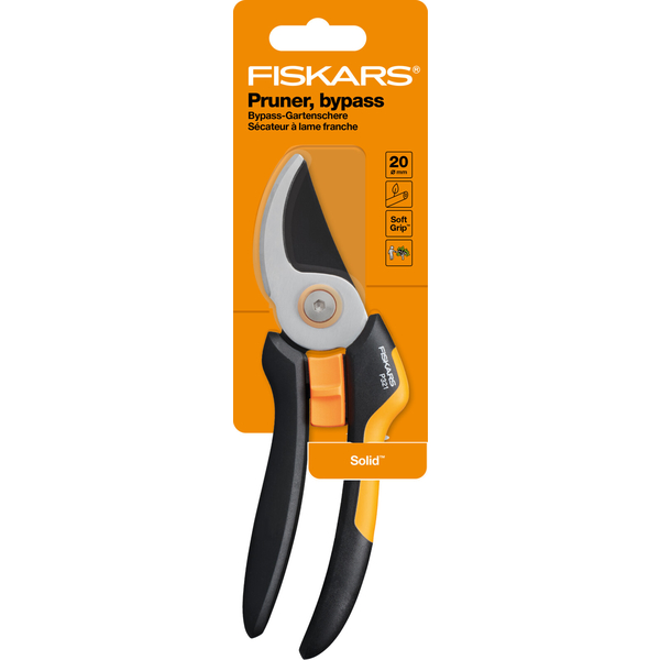 Dvoučepelové zahradní nůžky FISKARS Solid P321 1