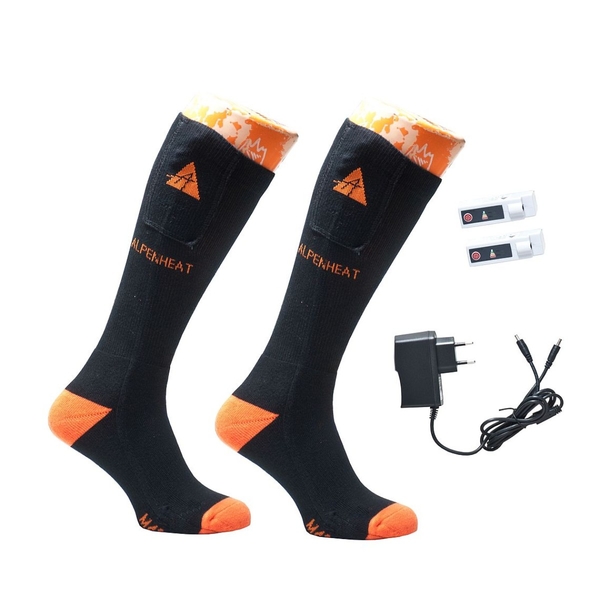 Vyhřívané ponožky Alpenheat fireSocks, bavlněné - předváděcí 1