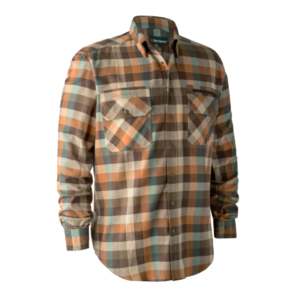 Pánská lovecká košile Deerhuter James - Brown Check