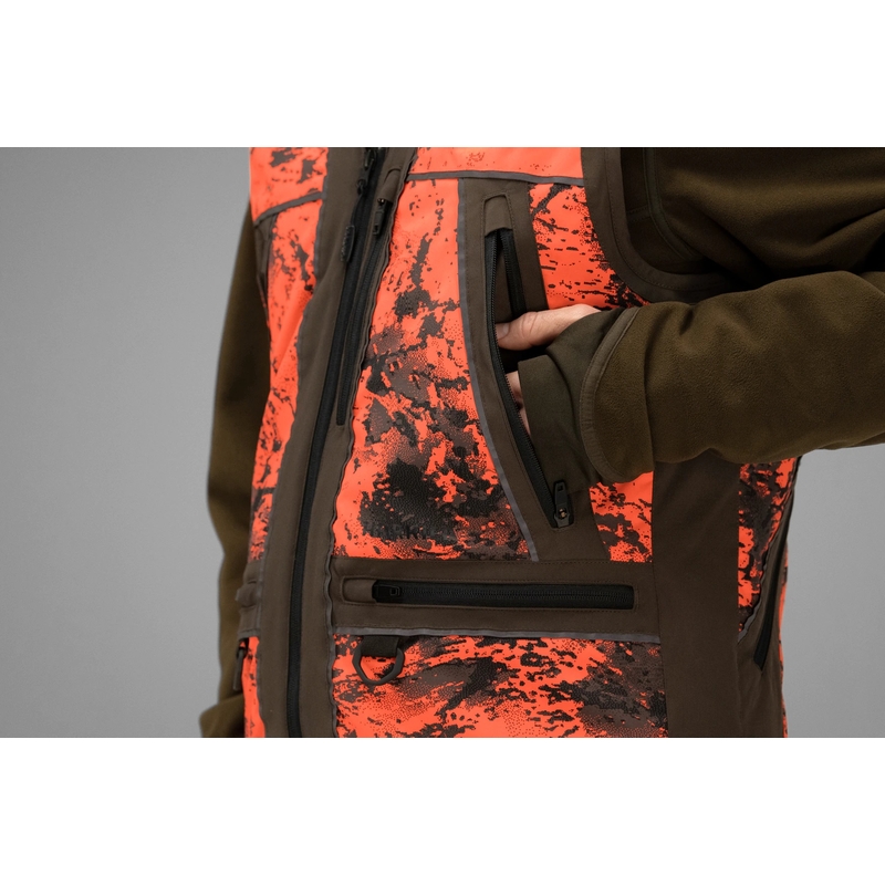 Pánská vesta Härkila Wildboar Pro Safety AXIS MSP Orange Blaze/Shadow Brown 3