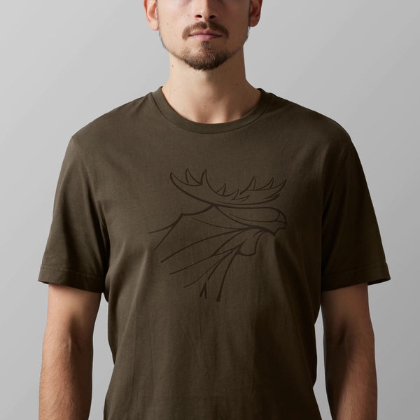 Dvou-balení triček Härkila Graphic Willow Green, Grey 6