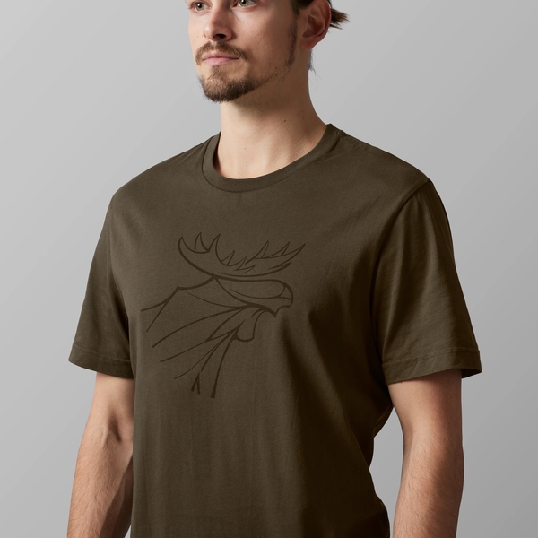 Dvou-balení triček Härkila Graphic Willow Green, Grey 7