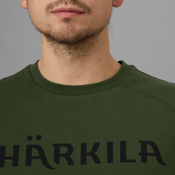 Pánské dvou-balení triček Härkila Logo Duffel Green / Phantom 6