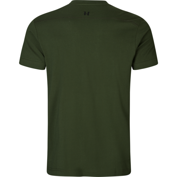 Pánské dvou-balení triček Härkila Logo Duffel Green / Phantom 2
