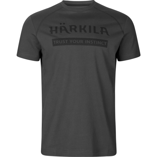 Pánské dvou-balení triček Härkila Logo Duffel Green / Phantom 1