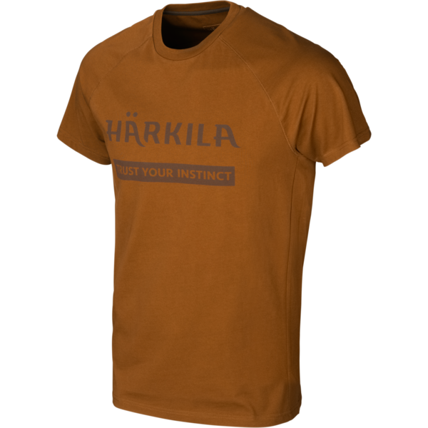 Pánské dvou-balení triček Härkila Logo Willow Green, Rustique Clay 4