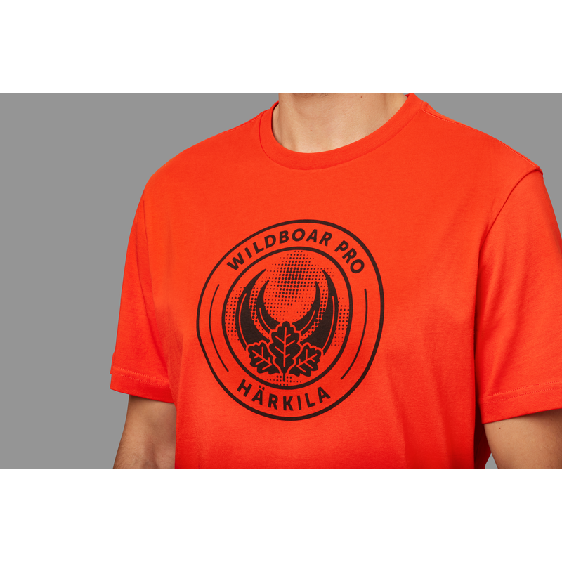 Pánské dvou-balení triček Härkila Wildboar Pro S/S – Willow Green, Orange - limitovaná edice 2