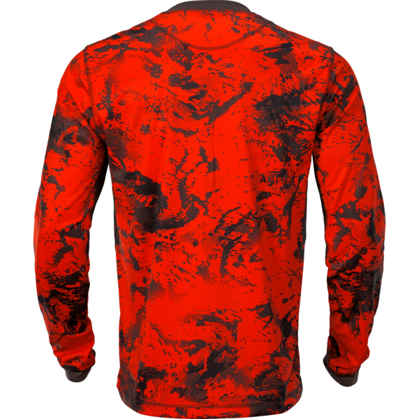 Pánské triko s dlouhým rukávem Härkila Wildboar Pro L/S AXIS MSP Orange Blaze / Shadow Brown 1