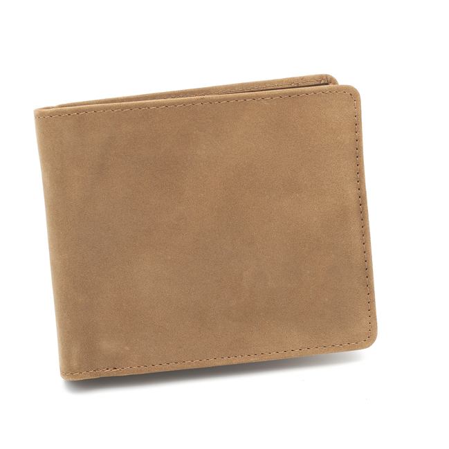Kožená peněženka TETRAO čistá ležatá