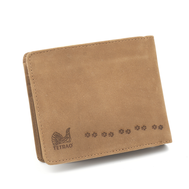 Kožená peněženka TETRAO hrubosrstý jezevčík ležatá 1