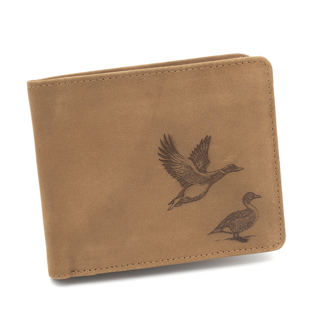 Kožená peněženka TETRAO kachny ležatá