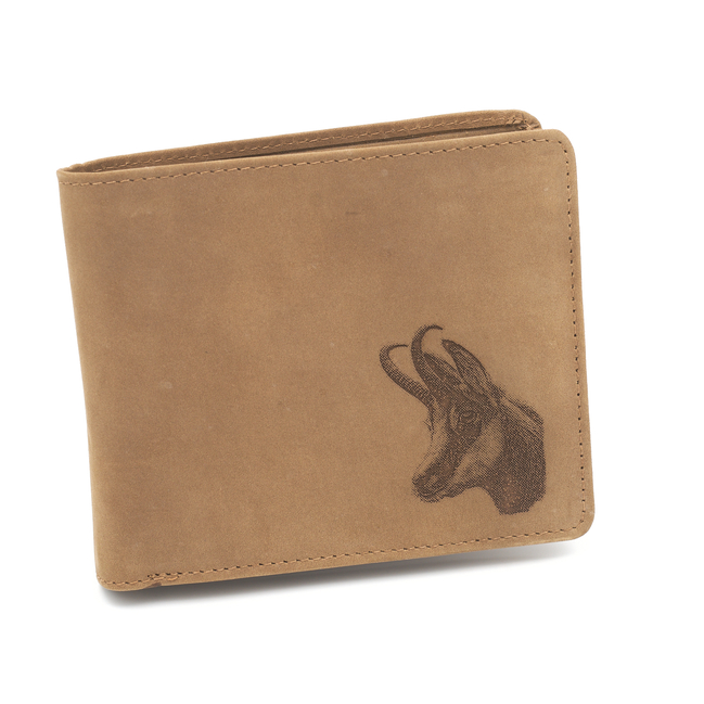 Kožená peněženka TETRAO kamzík ležatá