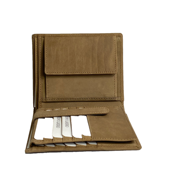 Kožená peněženka TETRAO muflon vysoká 2