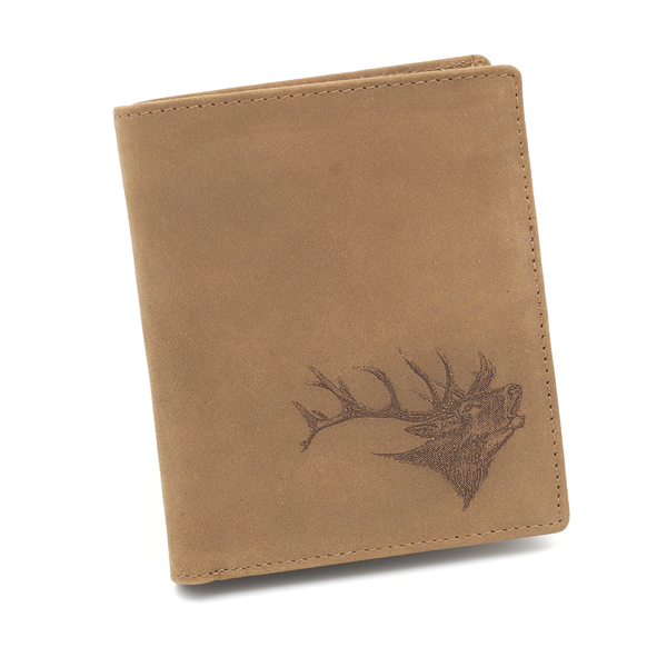 Kožená peněženka TETRAO ručící jelen vysoká