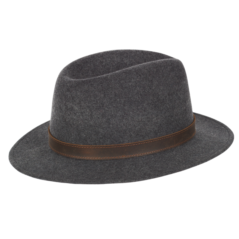 Lovecký klobouk TETRAO melanž UNI - šedý 1