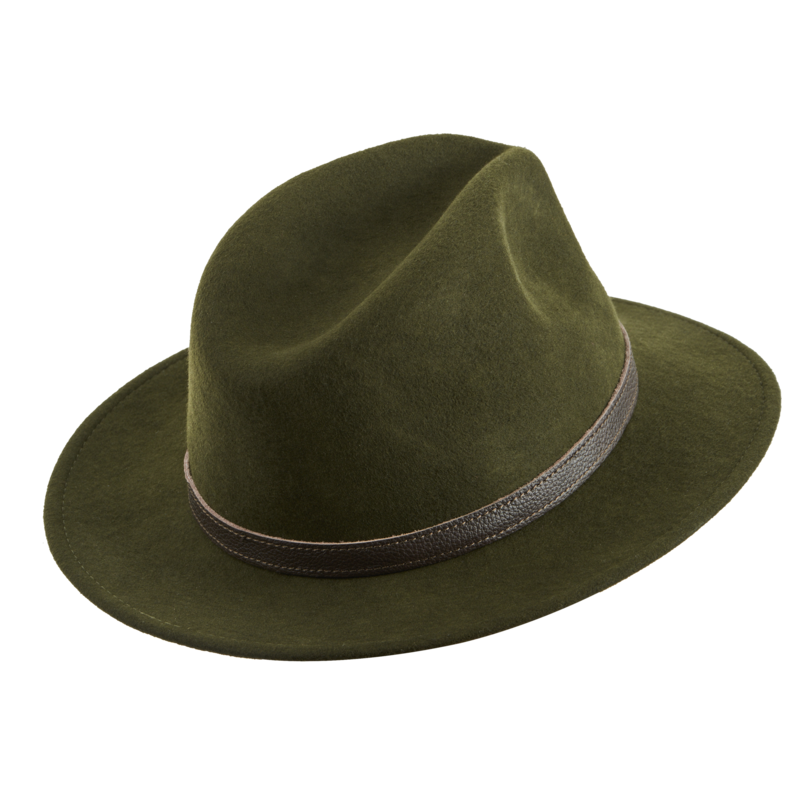 Lovecký klobouk TETRAO - s koženým řemínkem zelený 1