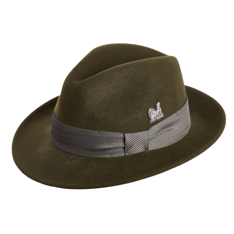 Lovecký klobouk TETRAO - se stuhou zelený