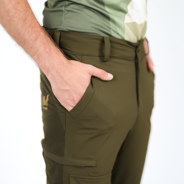 Pánské lovecké kalhoty TETRAO Urtica - olivové 5
