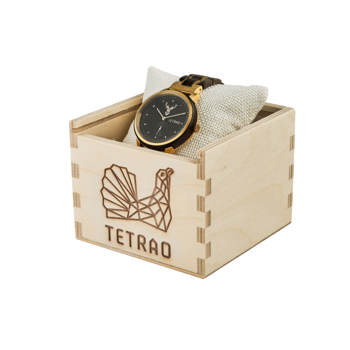 Dřevěné hodinky TETRAO Quercus 6