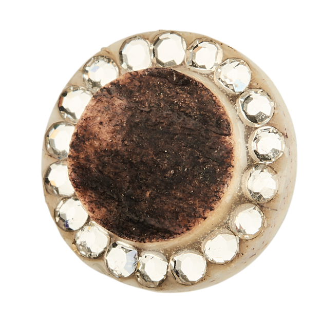 Set loveckých šperků z paroží TETRAO - náhrdelník + náušnice kroužek