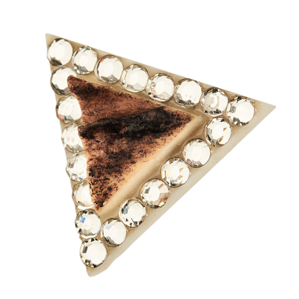 Set loveckých šperků z paroží TETRAO - náhrdelník + náušnice trojúhelník