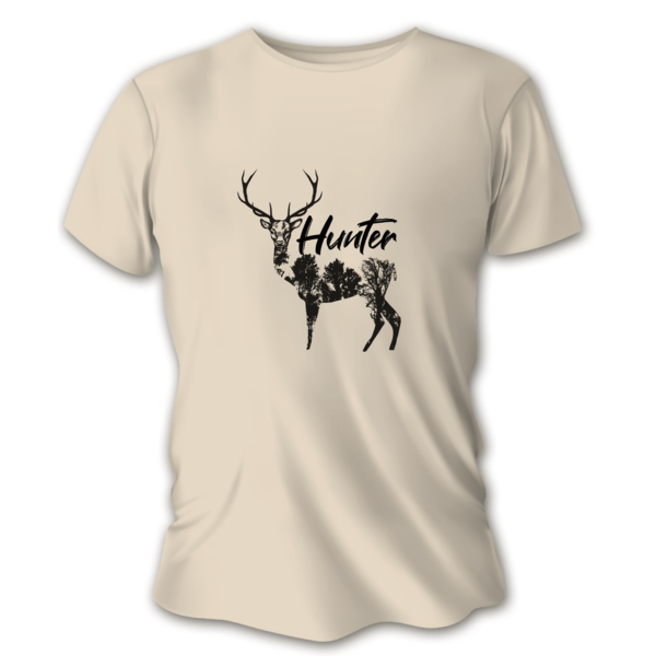 Dámské lovecké tričko TETRAO Hunter - pískové