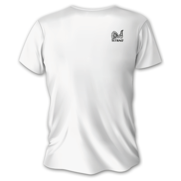 Dámské lovecké tričko TETRAO polovnicisrdcom - srna - bílé 1