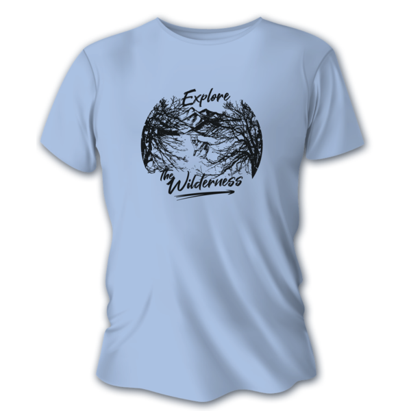 Pánské lovecké tričko TETRAO Explore - modré